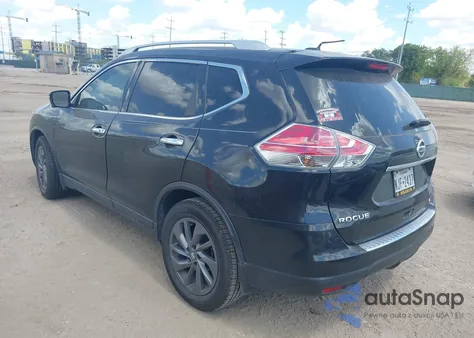 2016 Nissan Rogue Sl из США, поврежденный, VIN 5N1AT2MT5GC855180